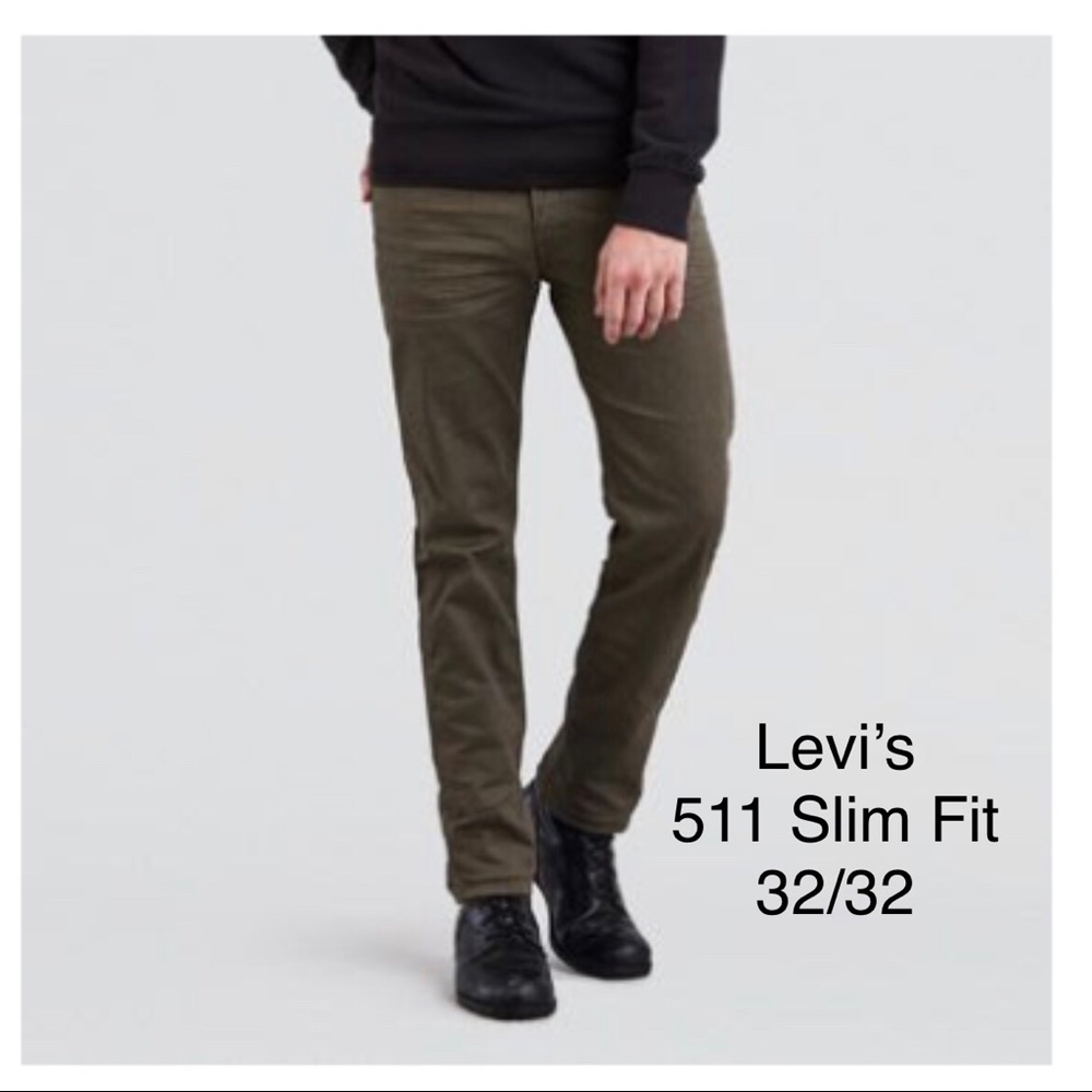 Levi’s 511’s W32/L32 in Olive/Army Green